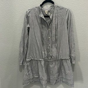 La Vie Rebecca Taylor shirt dress size medium